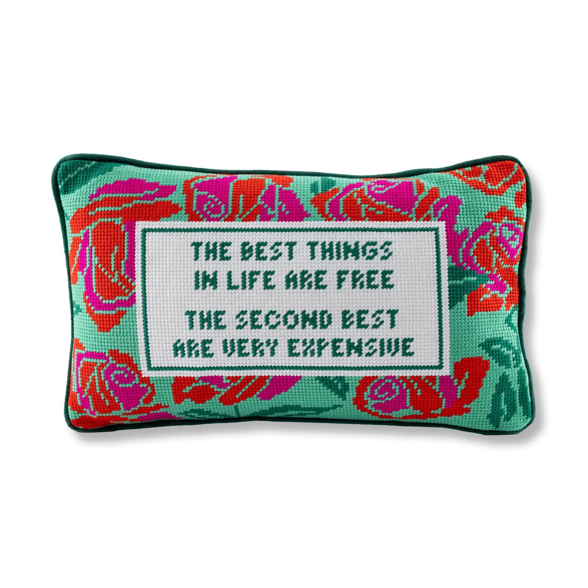 Furbish Studio - Wholesale Throw/Decorative Pillow - Expensive Needlepoint Pillow1