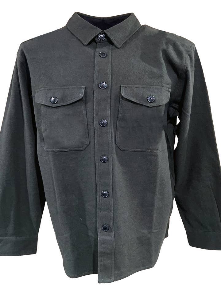 9 OZ Men’s Solid Flannel - Tall for wholesale by Woolly Dry Goods