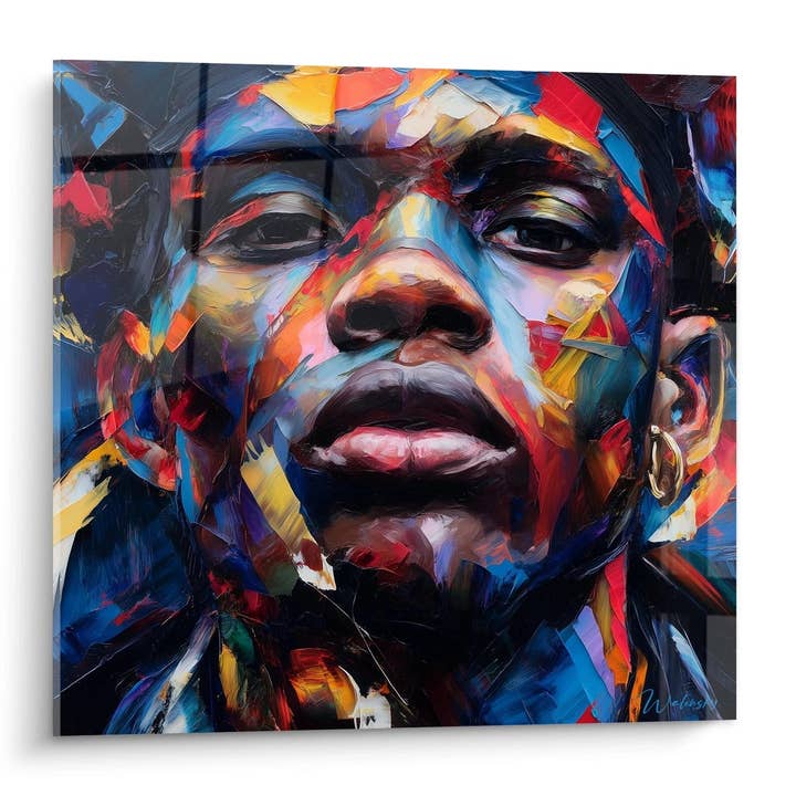 Ancestral Kaleidoscope Face Painting - African Face Edition for wholesale by Walensky