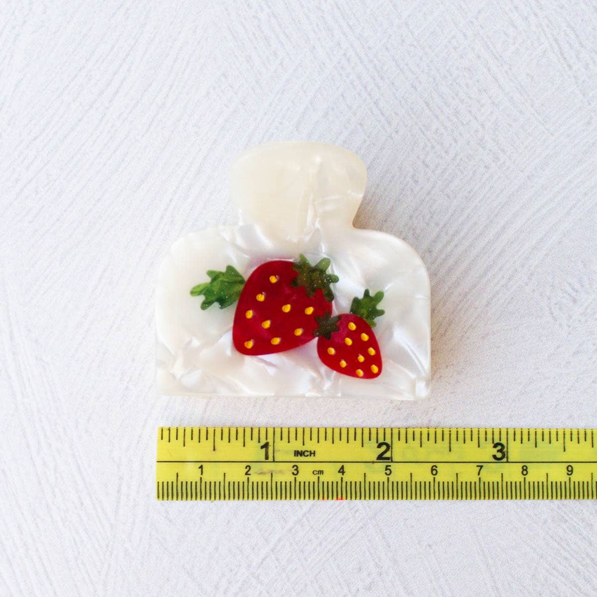 Eco Strawberry Farm Handmade Hair Claw Clip for wholesale on Faire8