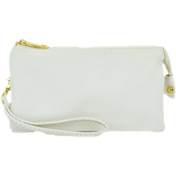Fashion City - Wholesale Clutch Bag - Women's - Middle Clutch With Shoulder Strap Metallics