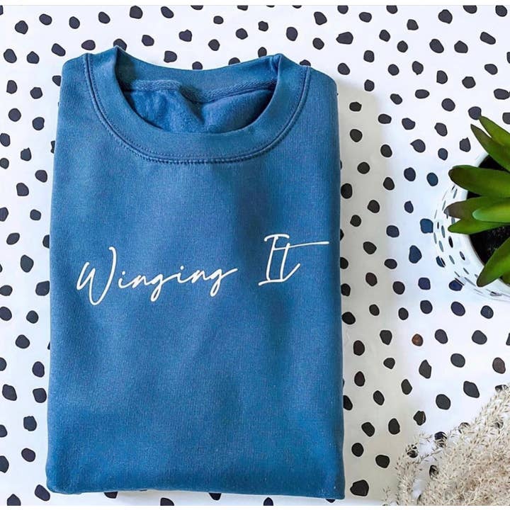 Winging It Sweater for wholesale by Willow & Fleur UK