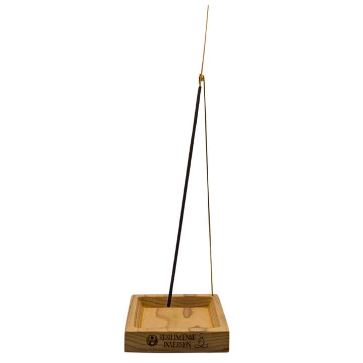 ResilScents WholeSale - Wholesale Incense holder - Inversion Ash Catcher – Crafted Wood & Brass Incense Stand16