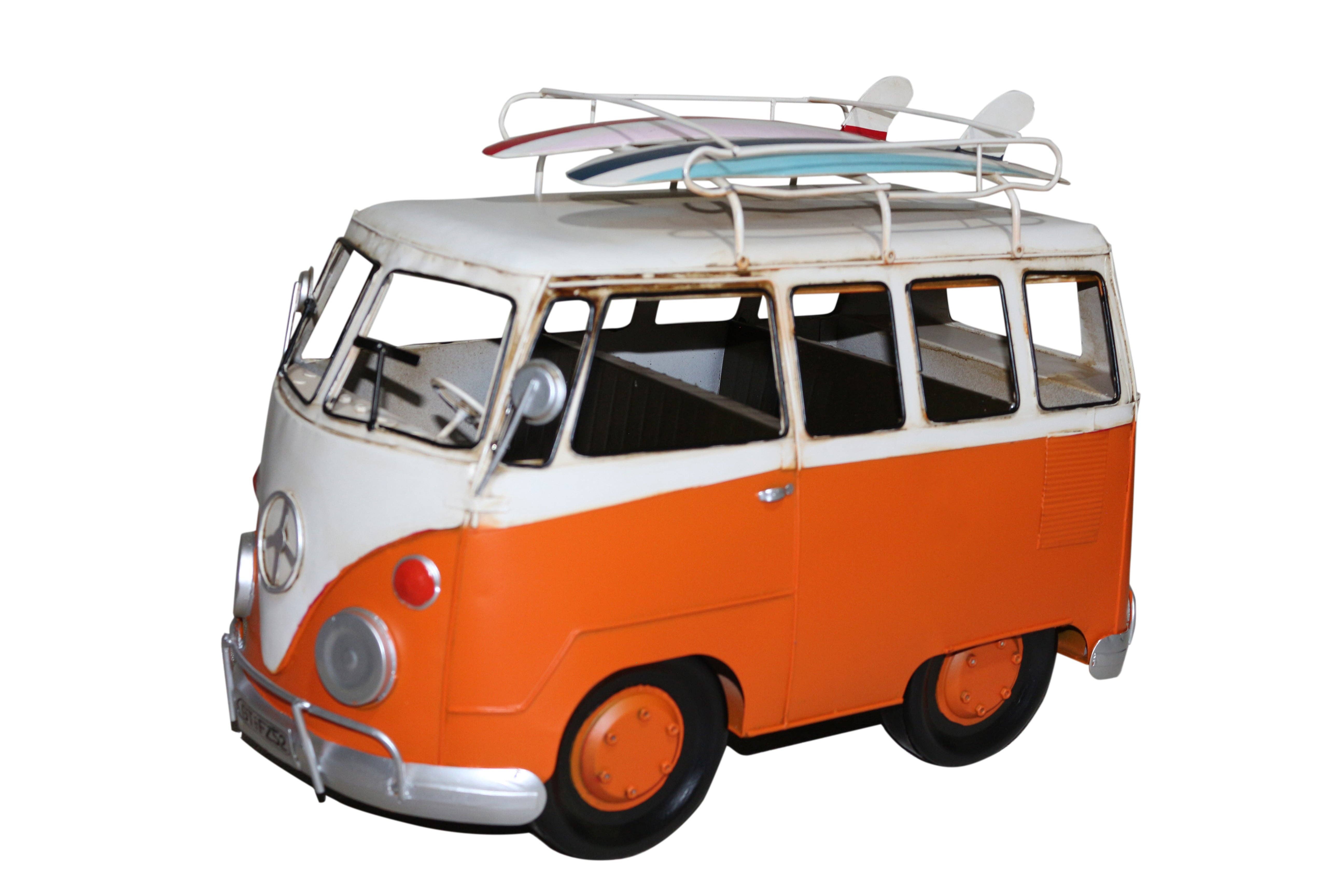 Peterson Housewares & Artwares - Wholesale Decorative Tabletop Object - Oversized Vintage VW Bus Metal Model8