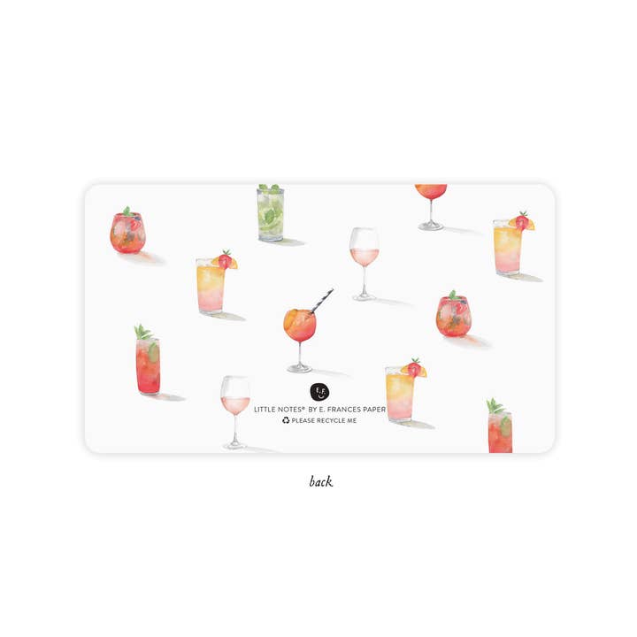 E. Frances Paper - Wholesale Stationery/Notecard Set - Aperol Spritz Little Notes® – Boxed Set of 85 Mini Note Card2