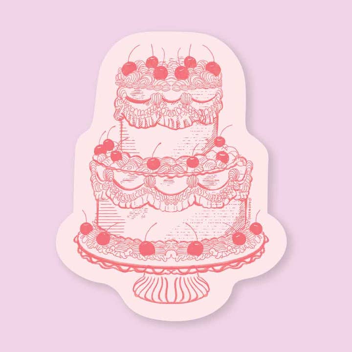 Autocollant Gâteau Vintage pour la vente par hey ✿ sooj