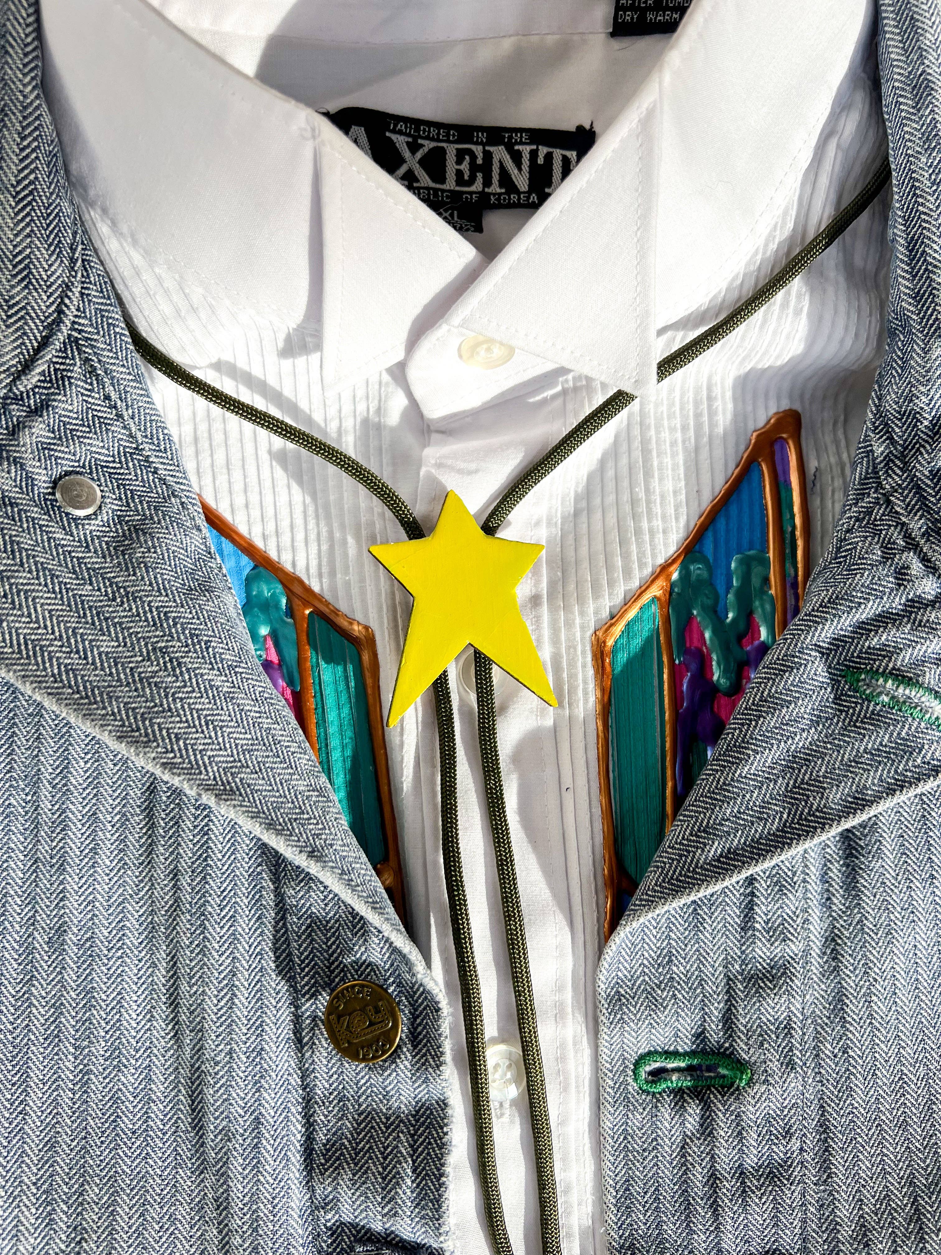 Velvet Outlaw - Wholesale Y-Neck/Lariat Necklace - Star Bolo Tie - Two Colors6