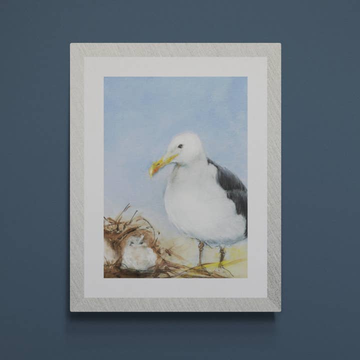 Impression encadrée Sophie la Mouette pour la vente par Wendy Laverick