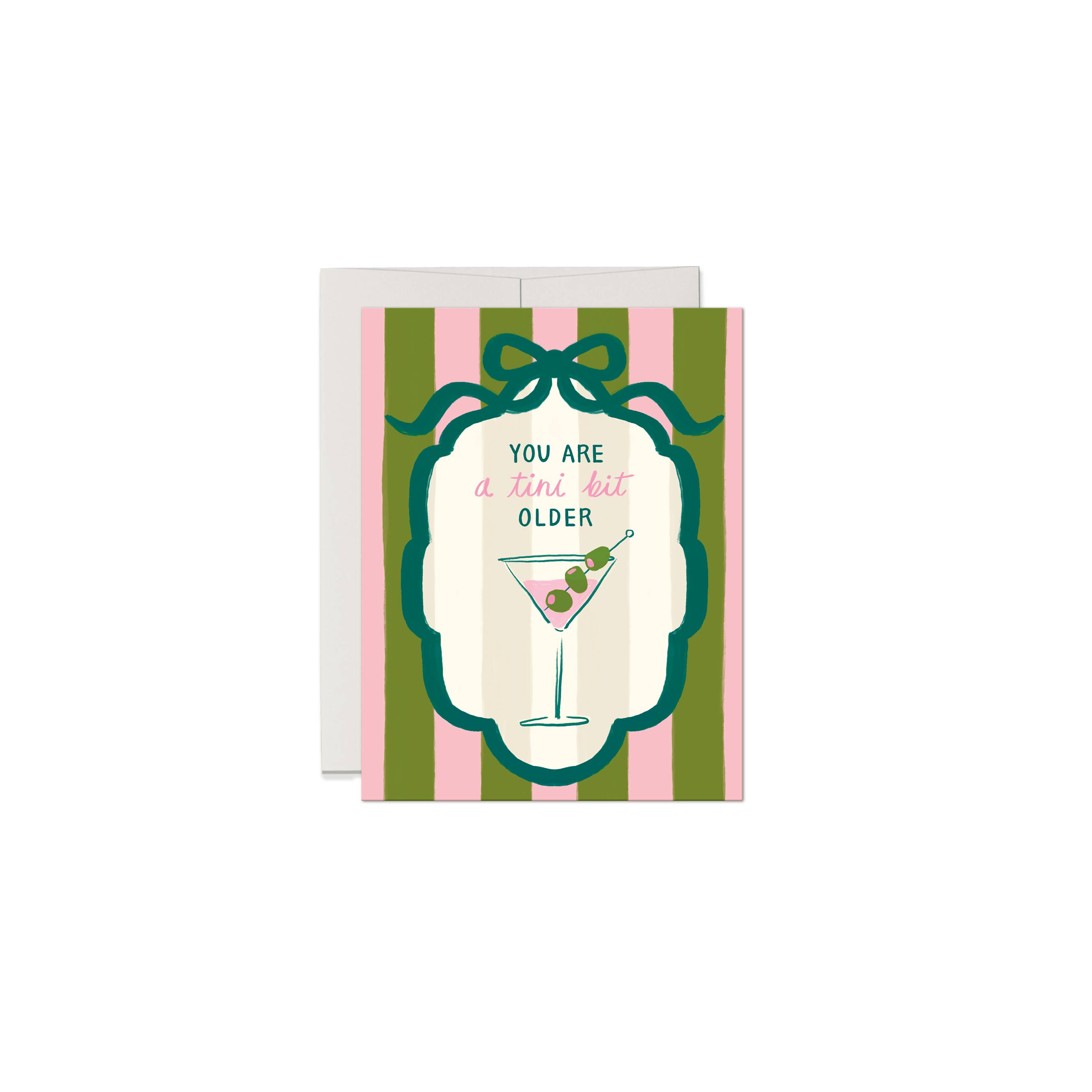 Three Strands Design - Wholesale Birthday card - Martini Birthday Card Funny Drink Birthday Pun