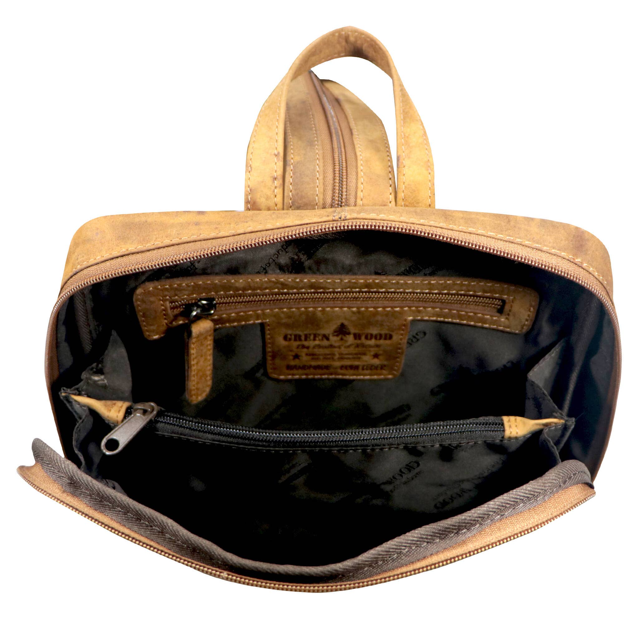 Greenwood - Wholesale Rugzak - Dames - Anna vintage leren rugzak, kleine damestas, leren daypack2