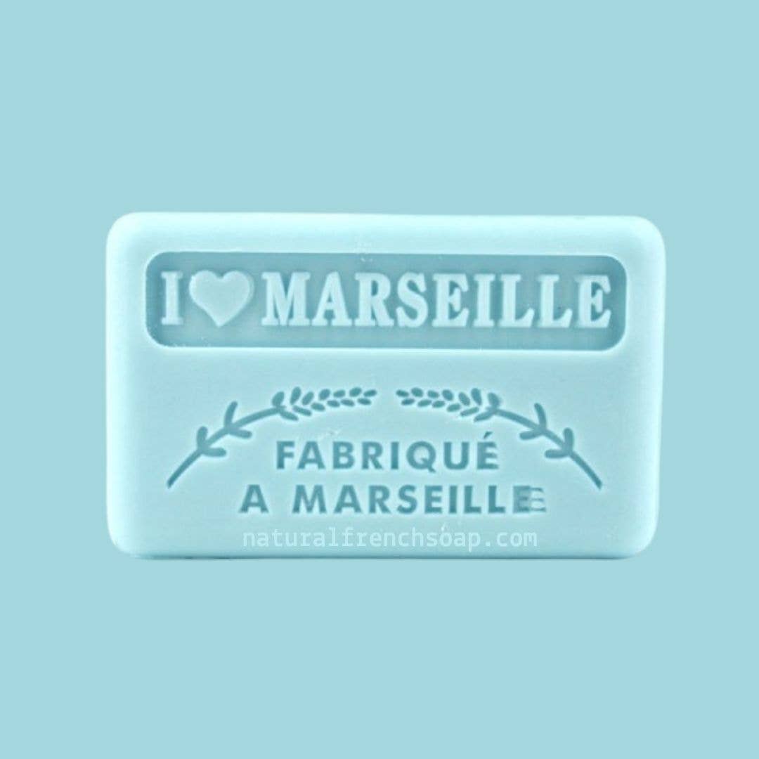 French Soap Wholesale - Vendita all'ingrosso Saponette - 125g I Love Marseille Sapone francese all'ingrosso