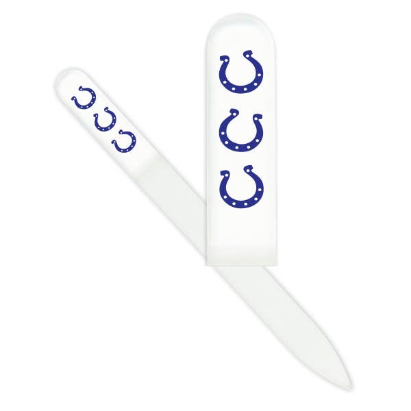 Lixa de unha de vidro ferradura azul por atacado de Smart Charms