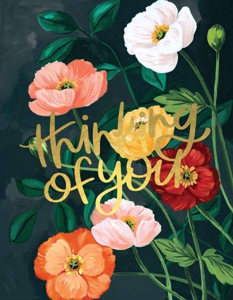 Vevoke - Wholesale Get well card - Foil Card-Pacifica Thinking Of You0