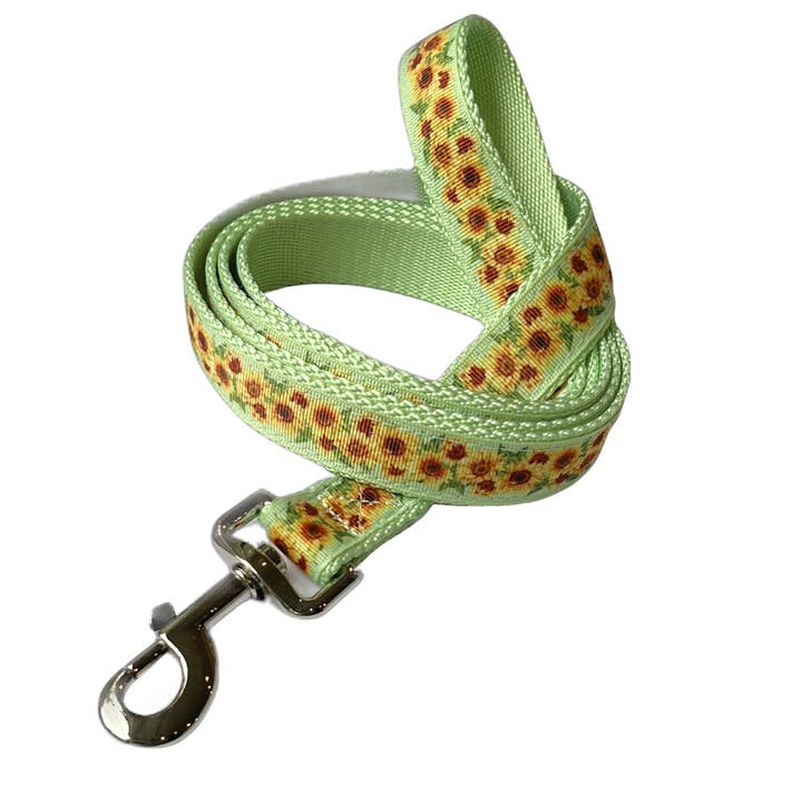 Sunny Sunflowers Leash for wholesale by Sun Dog