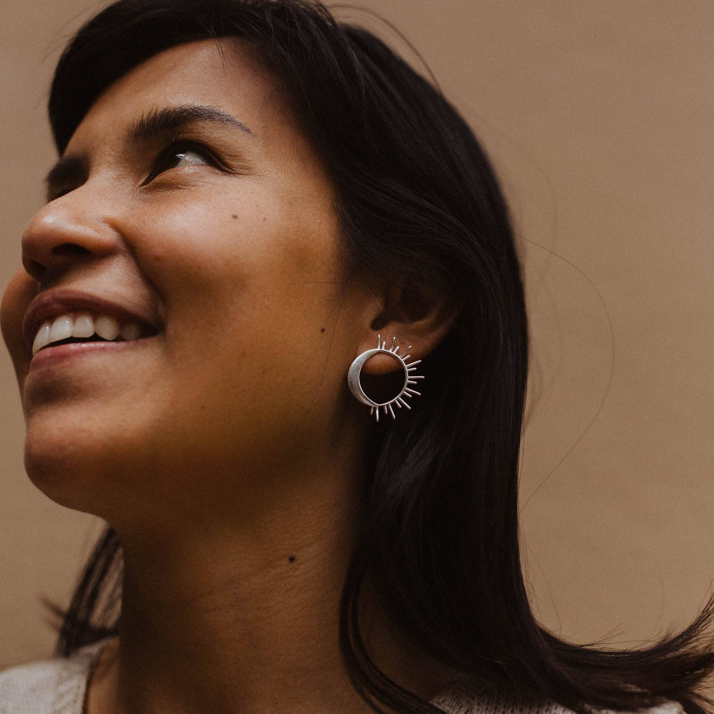 Love Lori Michelle Jewelry - Wholesale Dangle Earrings - Celeste Sun Moon Earrings4