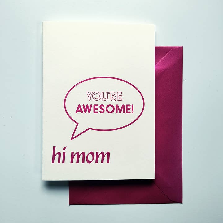 Muttertags-Karte für den Großhandel von Type A Studio®