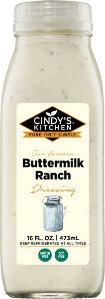 Hudson Meat Company - Wholesale Salad Dressing - DRESSING RANCH BUTTERMILK GF     -     CINDYS KITCHEN0
