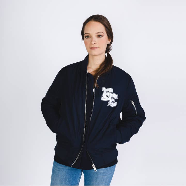 Chaqueta bomber de mujer «EE College» para venta al por mayor de Enzo Escoba | est. 2017