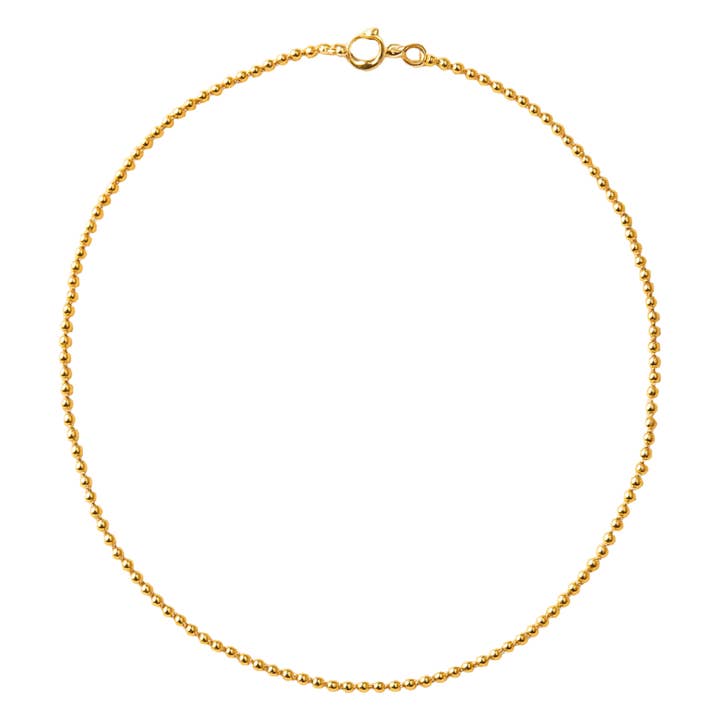 Delicate Gold Beaded Necklace for wholesale by Honey Rose & K Jewelry