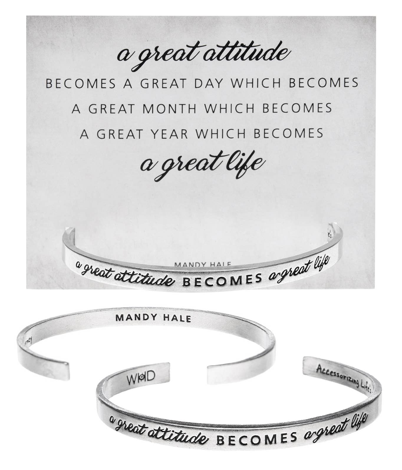 Whitney Howard Designs - Vendita all'ingrosso Bracciale a polsino - Gioielli di Affermazione – Braccialetti a Polsino Impilabili per l'Amor Proprio75