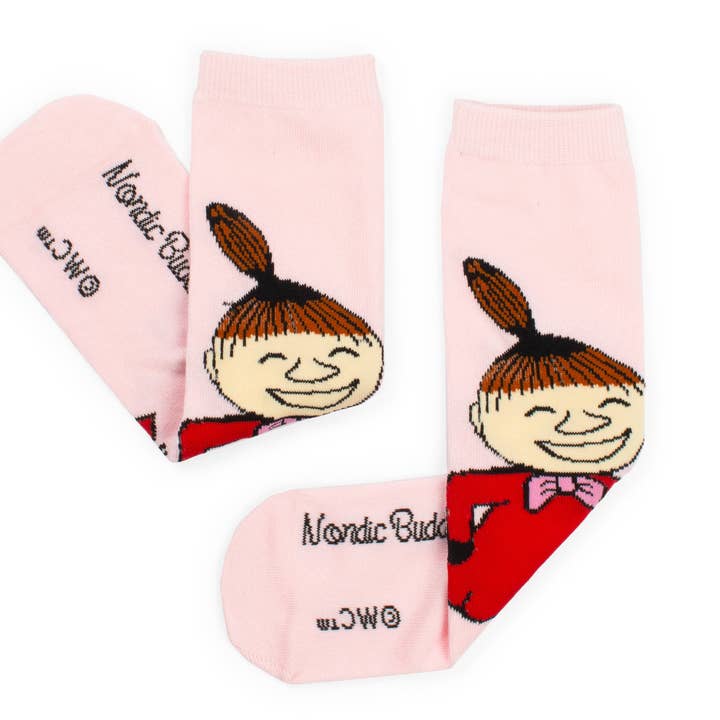 Little My Happiness Damensocken - Pink für den Großhandel von Nordicbuddies
