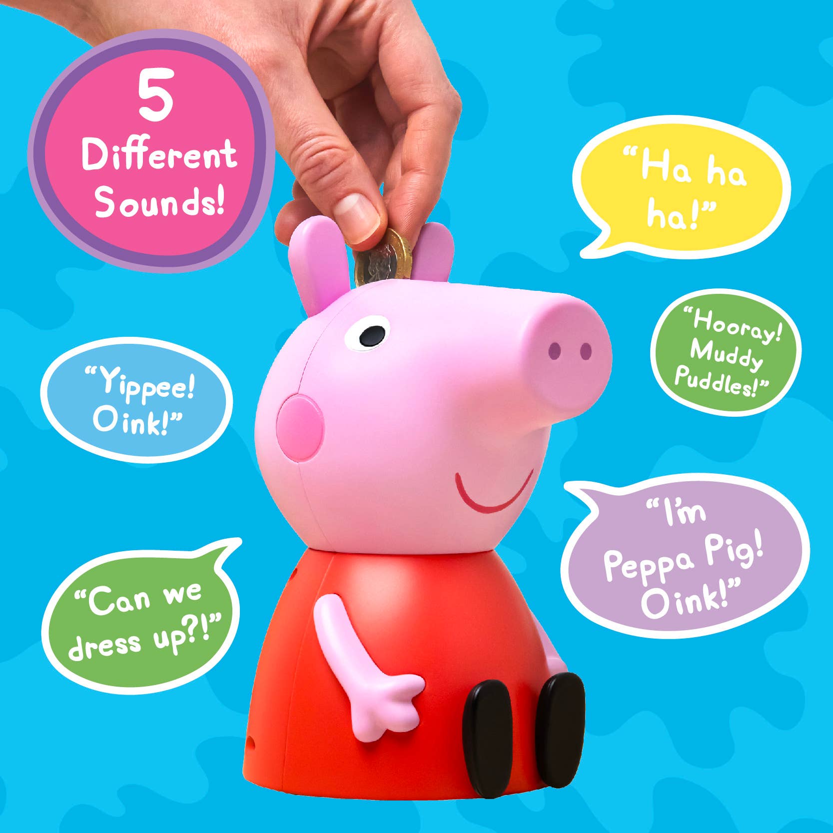 Paladone UK – wholesale Money/piggy bank – Child & baby – Peppa Pig Shaped Money Box6
