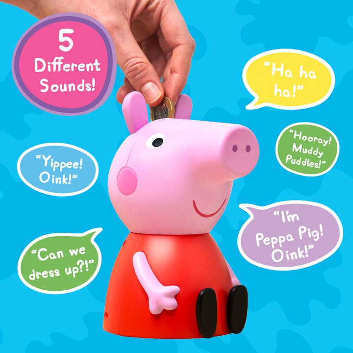 Paladone UK – wholesale Money/piggy bank – Child & baby – Peppa Pig Shaped Money Box6