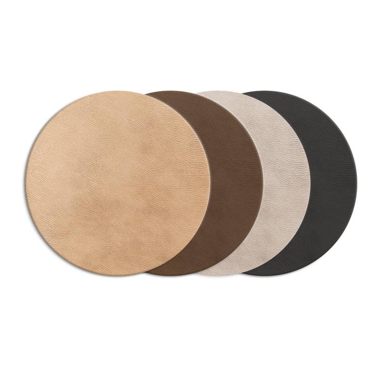 Custom Embossed Leather Coaster for wholesale by Openhouse