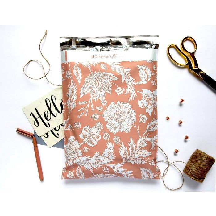 Lucky Avocado - Wholesale Envelopes - Terracotta Garden Designer Poly Mailers 6x91