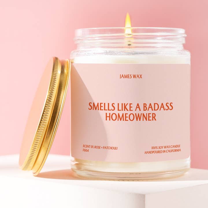 Homeowner Gift A Badass Homeowner Candle F804 for wholesale by James Wax