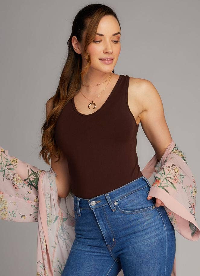 C'est Moi Clothing Co - Vendita all'ingrosso Canotta - Donna - Serbatoio reversibile in bambù - CEBT111535