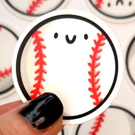 Baseball Mini Sticker for wholesale by Shop Emily M