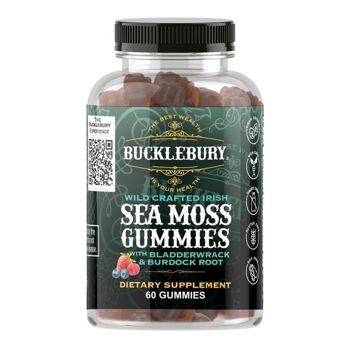 Bucklebury – Engroshandel Kosttilskud og vitaminer – Bucklebury Vilde Udformet Irske Hav Mos Gummies1