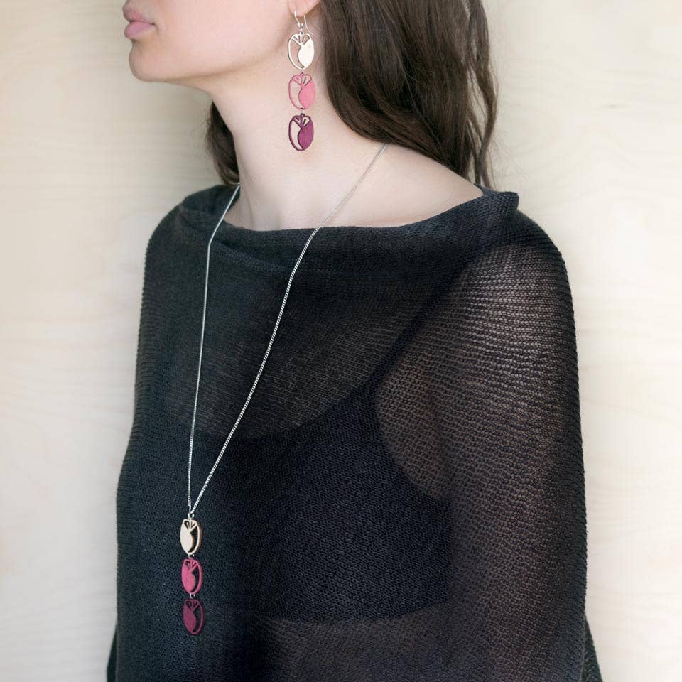 Valona - Wholesale Pendant/Charm Necklace - Tulip pendant5