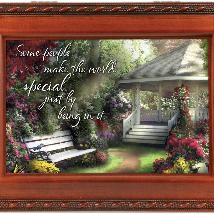 Special World WG Script Music Box for wholesale by Dicksons