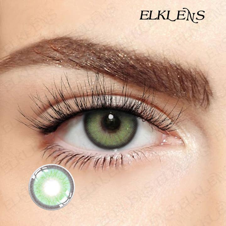 Lentes de contato coloridas ELKLENS Himalayan Green por atacado de ELKLENS