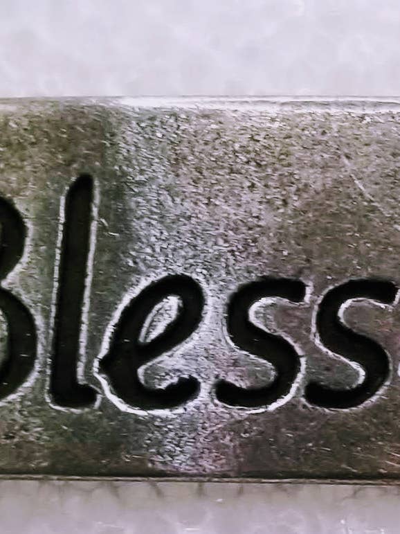 Inspirational Stamped Beaded Bracelet for wholesale by Handcrafted Jewelry By Teri C