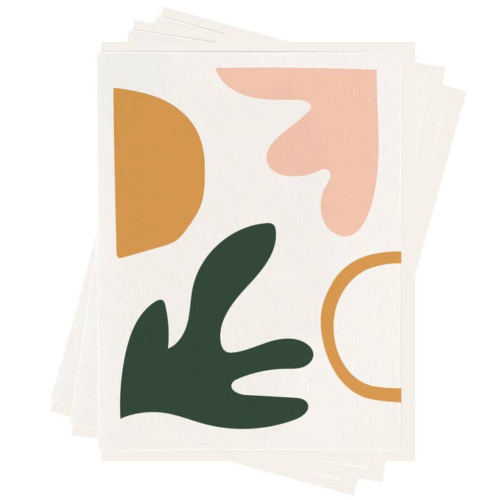 Shape II Papirvarer - Bogtryk Box Sæt med 6 Papirvarer for engroshandel hos Dahlia Press