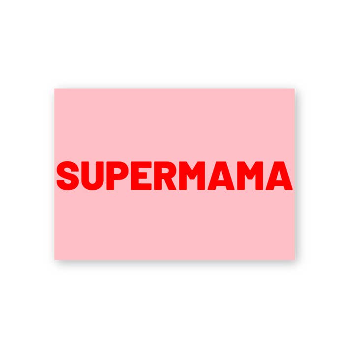 Cartão postal - SUPERMAMA por atacado de HERR&FRAUHEMPEL