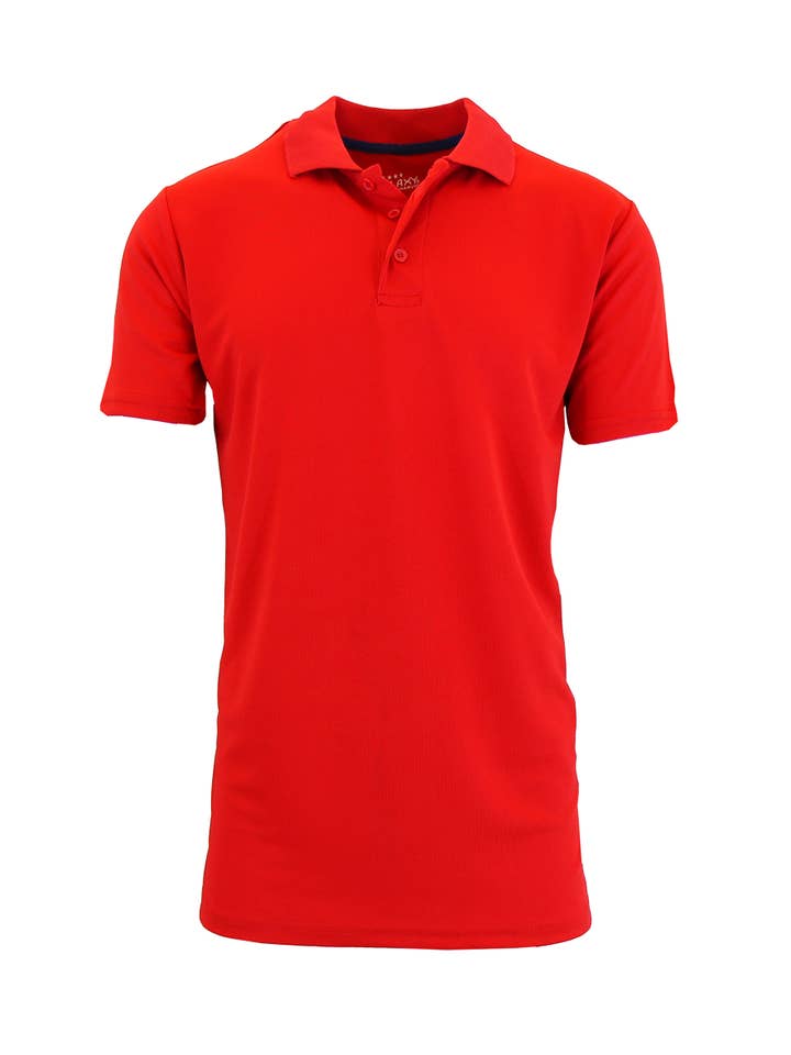 Galaxy By Harvic - Wholesale Polo – Men’s - Galaxy by Harvic Men's Dry Fit Moisture-Wicking Polo Shirt3