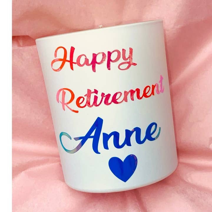 Personalised 20cl Scented Candles for wholesale by Lilah PoP Candles