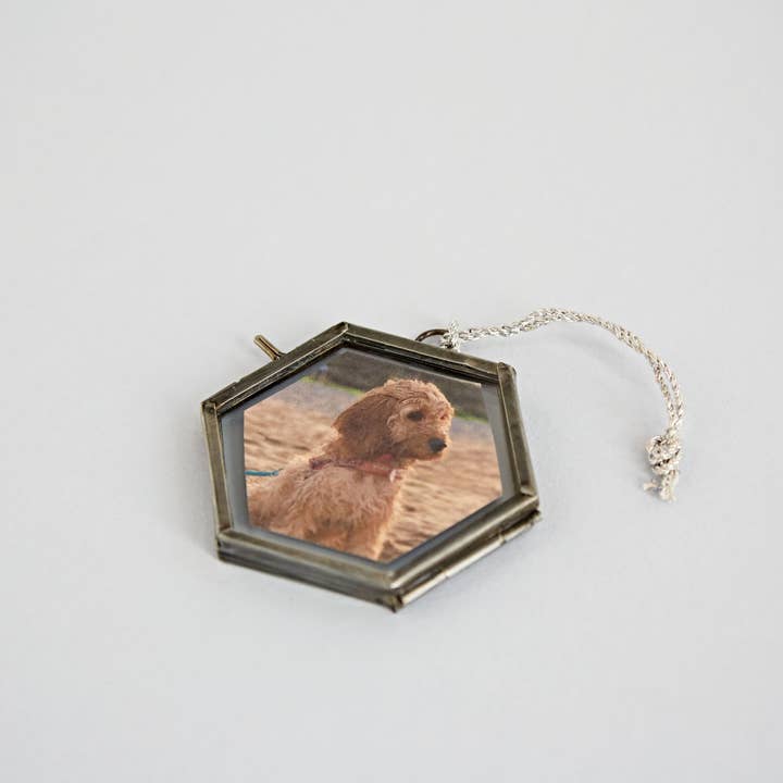 The Paper High Gift Company Limited - Wholesale Picture Frame - Alia Mini Hexagon Hanging Photo Frame - Handmade