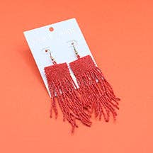 Pierce + Hide - Wholesale Tassel Earrings - Custom Beaded Square Fringe Earrings | Fringe Dangle5