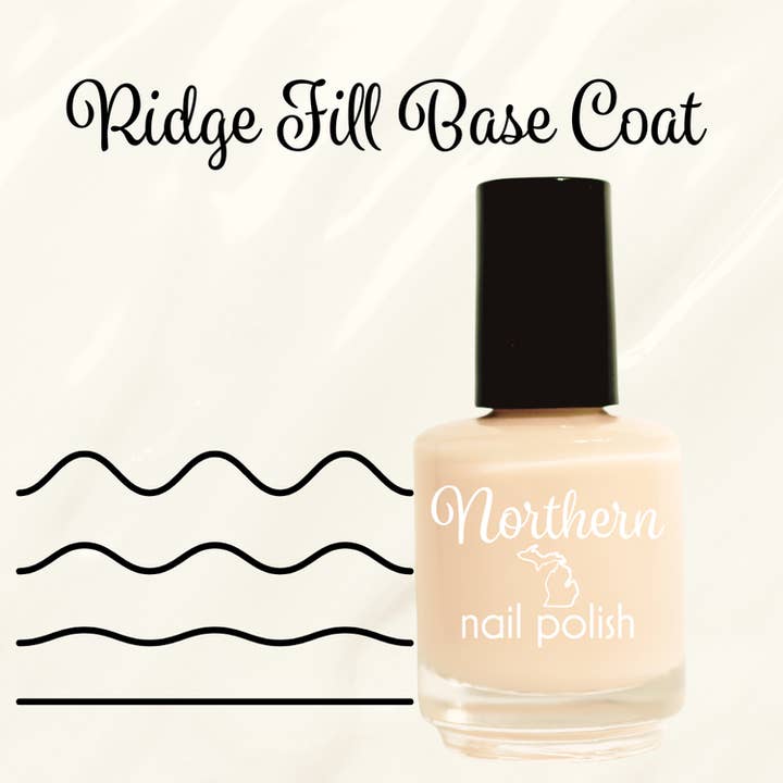 Base de Remplissage des Crêtes ~ Soin des Ongles Végan Hydratant Naturel pour la vente par Northern Nail Polish