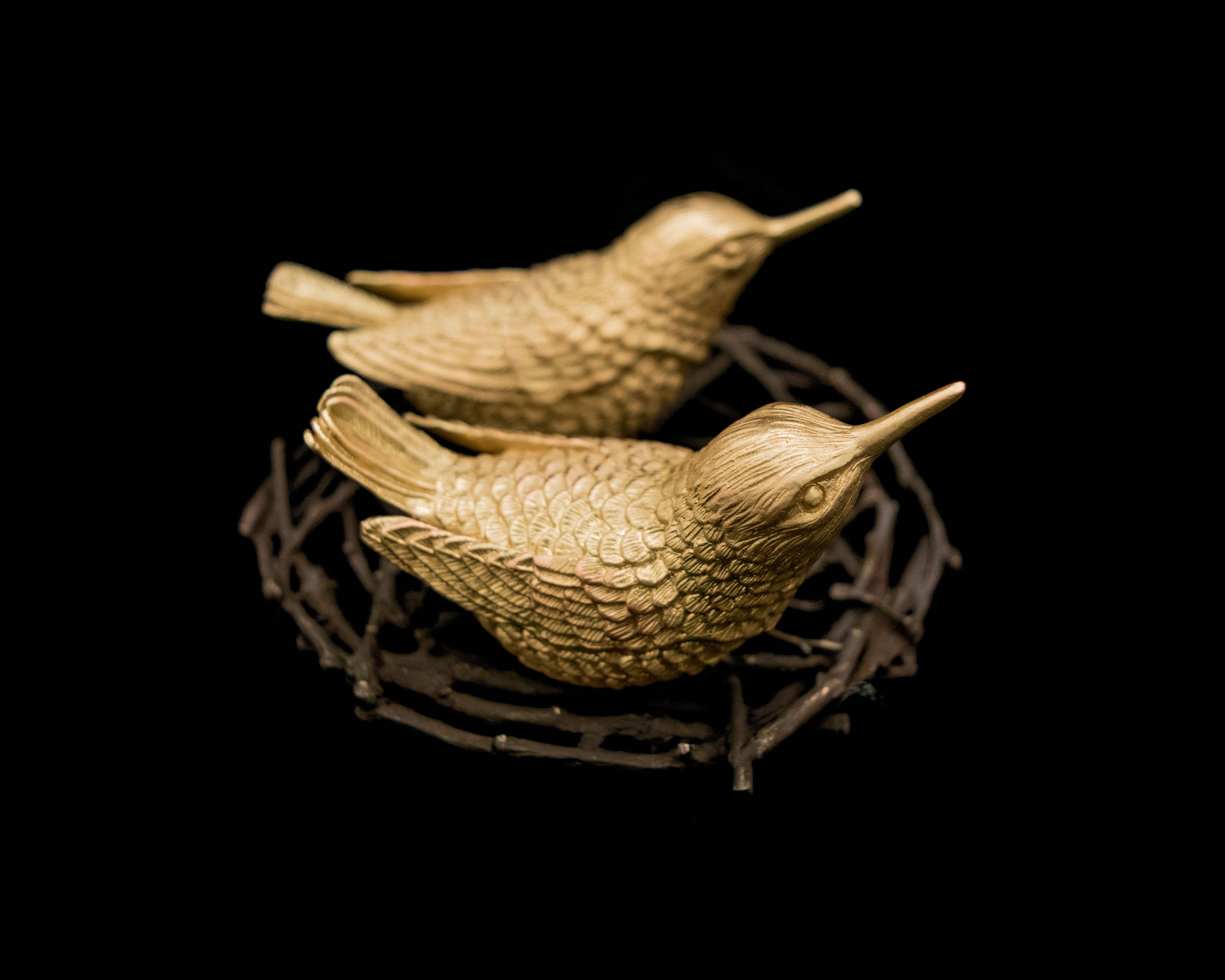 Michael Michaud Table Art - Wholesale Salt & Pepper Shaker Set - Hummingbird Salt & Pepper Tray
