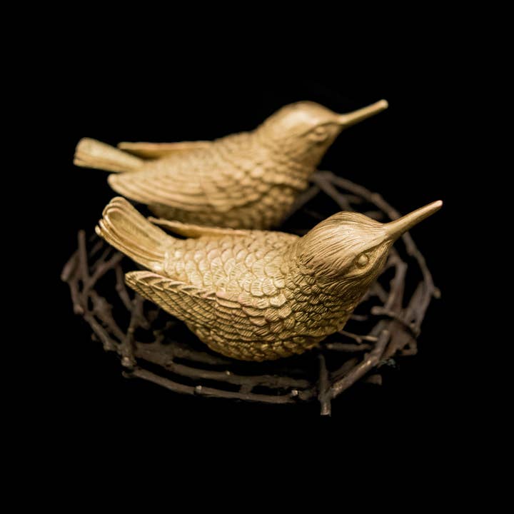 Hummingbird Salt & Pepper Tray for wholesale by Michael Michaud Table Art