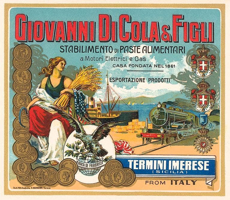 Found Image Press – Engroshandel Magnet – Magnet FO-619 Di Colla Pasta Etiket0