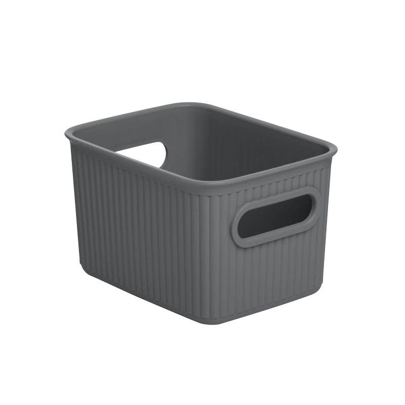 Superio Brand - Wholesale Storage Bin - Ribbed Collection Storage and Organizing Bins, 1.5 Liter-CS1