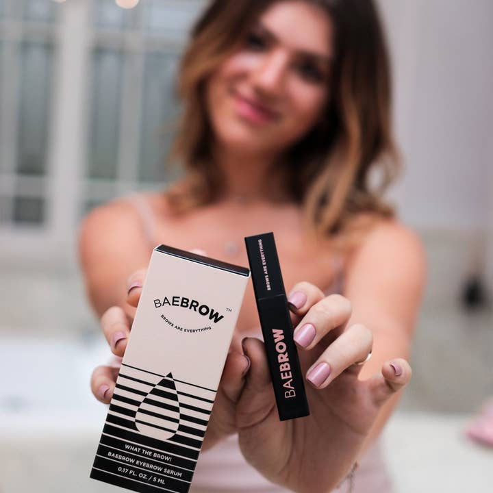 Transparent WHAT THE BROW! EYEBROW & LASH GROWTH SERUM for wholesale on Faire7