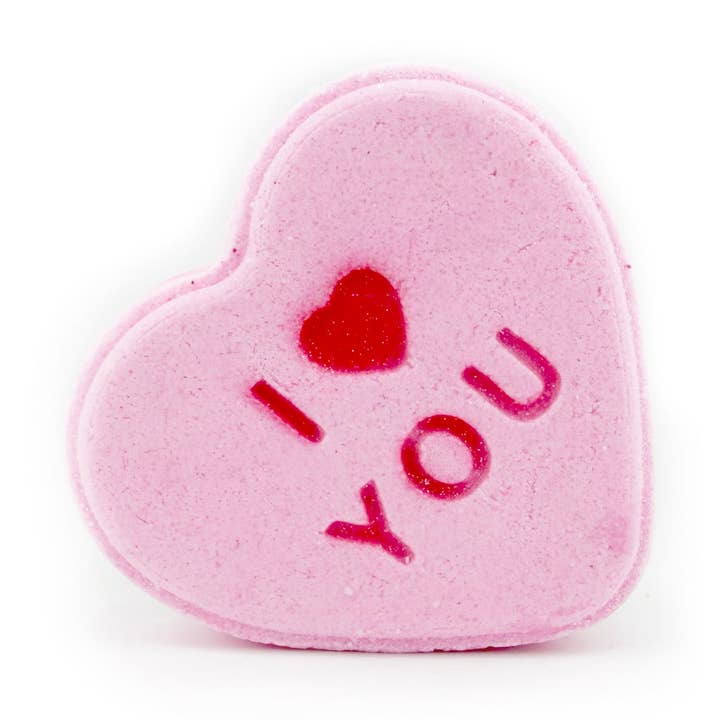 Conversation Heart PRIZE Bath Bombs for wholesale by Sweet Bath Co